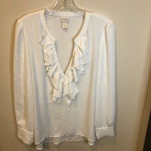 Chico's Blouse Off White Size 0